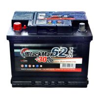 Автомобильный аккумулятор BlackMax 6СТ-62Ah Аз 580A (EN) B5006