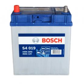 Автомобильный аккумулятор BOSCH S4019 6СТ-40Ah Аз ASIA 330A (EN) ТК 0092S40190