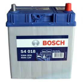 Автомобильный аккумулятор BOSCH S4018 6СТ-40Ah АзЕ ASIA 330A (EN) ТК 0092S40180