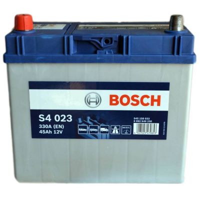 Автомобільний акумулятор BOSCH S4023 6СТ-45Ah Аз ASIA 330A (EN) 0092S40230