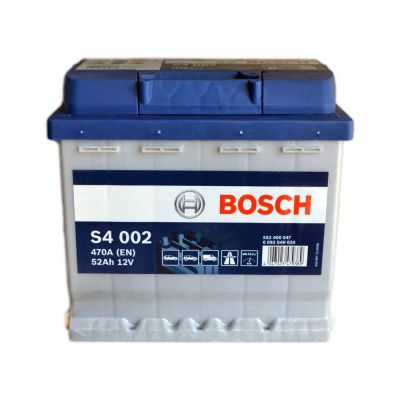 Автомобільний акумулятор BOSCH S4002 6СТ-52Ah АзЕ 470A (EN) 0092S40020
