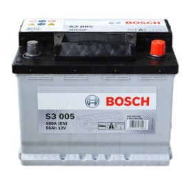 Автомобільний акумулятор BOSCH S3005 6СТ-56Ah АзЕ 480A (EN) 0092S30050