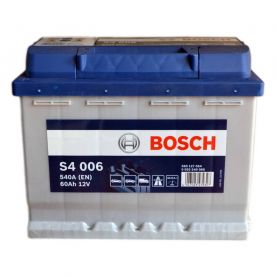 Автомобільний акумулятор BOSCH S4006 6СТ-60Ah Аз 540A (EN) 0092S40060 Автомобільний акумулятор BOSCH S4006 6СТ-60Ah Аз 540A (EN) 0092S40060