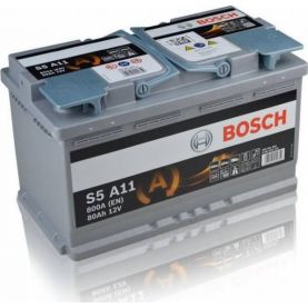Автомобільний акумулятор BOSCH AGM Start-Stop S5A11 6СТ-80Ah АзЕ 800A (EN) 0092S5A110 Автомобільний акумулятор BOSCH AGM Start-Stop S5A11 6СТ-80Ah АзЕ 800A (EN) 0092S5A110