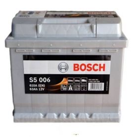 Автомобільний акумулятор BOSCH S5006 6СТ-63Ah Аз 610A (EN) 0092S50060 Автомобільний акумулятор BOSCH S5006 6СТ-63Ah Аз 610A (EN) 0092S50060