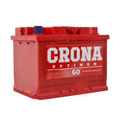 Автомобильный аккумулятор CRONA 6СТ-60Ah АзЕ 500A (EN) 560 73 04