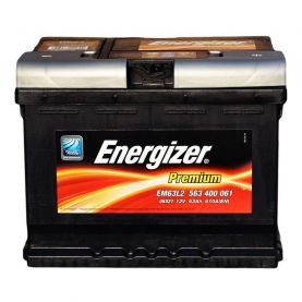 Автомобильный аккумулятор Energizer Premium 6СТ-63Ah АзЕ 610A (EN) 563400061