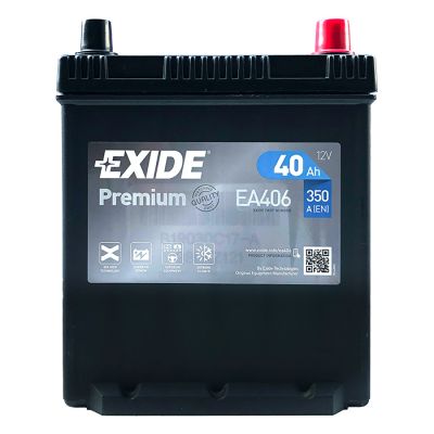 Автомобільний акумулятор EXIDE Premium 6СТ-40Ah АзЕ ASIA 350A (EN) EA406