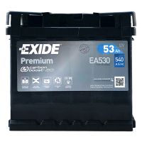 Автомобільний акумулятор EXIDE Premium Carbon Boost 2.0 6СТ-53Ah АзЕ 540A (EN) EA530