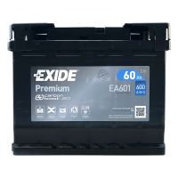 Автомобильный аккумулятор EXIDE Premium Carbon Boost 2.0 6СТ-60Ah Аз 600A (EN) EA601