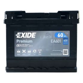 Автомобильный аккумулятор EXIDE Premium Carbon Boost 2.0 6СТ-60Ah Аз 600A (EN) EA601