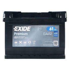 Автомобильный аккумулятор EXIDE Premium Carbon Boost 6СТ-61Ah АзЕ 600A (EN) EA612