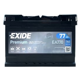 Автомобильный аккумулятор EXIDE Premium Carbon Boost 2.0 6СТ-77Ah АзЕ 760A (EN) EA770