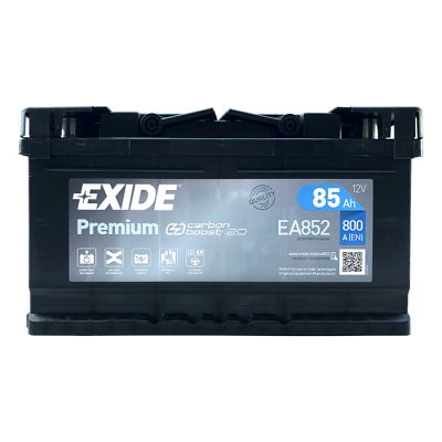 Автомобильный аккумулятор EXIDE Premium Carbon Boost 2.0 6СТ-85Ah АзЕ 800A (EN) EA852