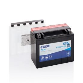 Мото аккумулятор EXIDE AGM 6СТ-18Ah АзЕ 12В 270А (EN) ETX20HL-BS