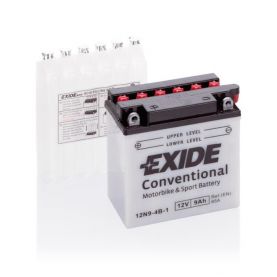 Мото аккумулятор EXIDE CONVENTIONAL 6СТ-9Ah Аз 12В 85А (EN) 12N9-4B-1