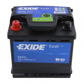 Автомобильный аккумулятор EXIDE Excell 6СТ-50Ah Аз 450A (EN) EB501