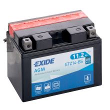 Мото акумулятор EXIDE AGM 6СТ-11,2Ah Аз 12В 205а (EN) ETZ14-BS