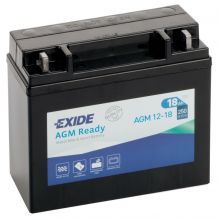 Мото акумулятор EXIDE Ready AGM 6СТ-18Ah АзЕ 12В 250А (EN) AGM12-18