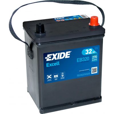 Автомобільний акумулятор EXIDE Excell 6СТ-32Ah АзЕ ASIA 270A (EN) EB320