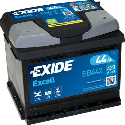 Автомобільний акумулятор EXIDE Excell 6СТ-44Ah АзЕ 420A (EN) EB442