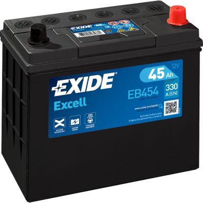 Автомобільний акумулятор EXIDE Excell 6СТ-45Ah АзЕ ASIA 330A (EN) EB454