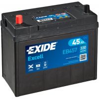 Автомобільний акумулятор EXIDE Excell 6СТ-45Ah Аз ASIA 330A (EN) EB457