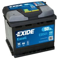 Автомобільний акумулятор EXIDE Excell 6СТ-50Ah Аз 450A (EN) EB501