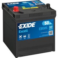 Автомобильный аккумулятор EXIDE Excell 6СТ-50Ah Аз ASIA 360A (EN) EB505