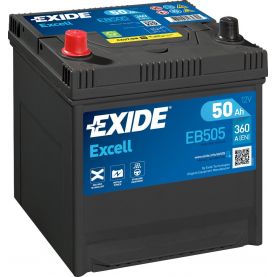 Автомобильный аккумулятор EXIDE Excell 6СТ-50Ah Аз ASIA 360A (EN) EB505