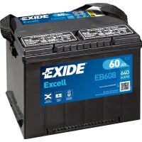 Автомобильный аккумулятор EXIDE Excell 6СТ-60Ah Аз ASIA 640A (EN) EB608