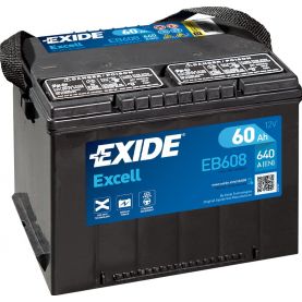 Автомобільний акумулятор EXIDE Excell 6СТ-60Ah Аз ASIA 640A (EN) EB608