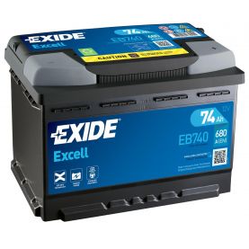 Автомобильный аккумулятор EXIDE Excell 6СТ-74Ah АзЕ 680A (EN) EB740