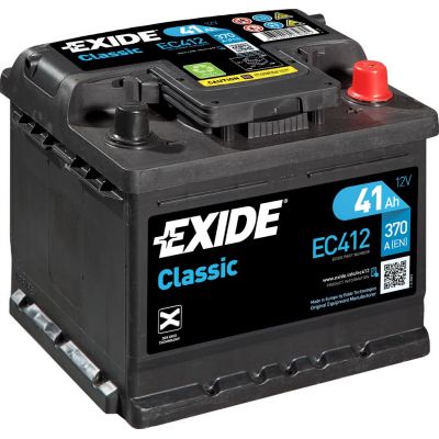 Автомобільний акумулятор EXIDE Classic 6СТ-41Ah АзЕ 370A (EN) EC412