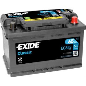 Автомобільний акумулятор EXIDE Classic 6СТ-65Ah АзЕ 540A (EN) EC652