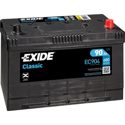 Автомобильный аккумулятор EXIDE Classic 6СТ-90Ah АзЕ ASIA 680A (EN) EC904