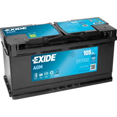 Автомобильный аккумулятор EXIDE Start-Stop AGM 6СТ-105Ah АзЕ 950A (EN) EK1050
