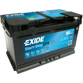 Автомобильный аккумулятор EXIDE Start-Stop EFB 6СТ-80Ah АзЕ 800A (EN) EL800