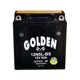 Акумулятор мото GOLDEN 12V, 5Ah MF (12N5L-BS)