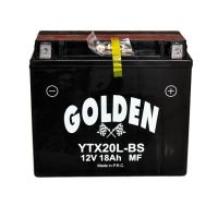 Акумулятор мото GOLDEN 12V, 18Ah MF (YTX20A-BS)