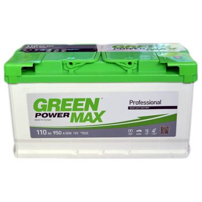 Автомобильный аккумулятор GREEN POWER MAX 6СТ-110Ah АзЕ 950A (EN)