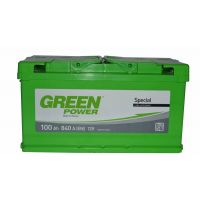 Автомобильный аккумулятор GREEN POWER 6СТ-100Ah Аз 840A (EN)