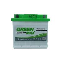 Автомобильный аккумулятор GREEN POWER MAX 6СТ-52Ah Аз 480A (EN)