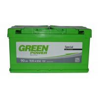 Автомобильный аккумулятор GREEN POWER 6СТ-90Ah Аз 720A (EN)