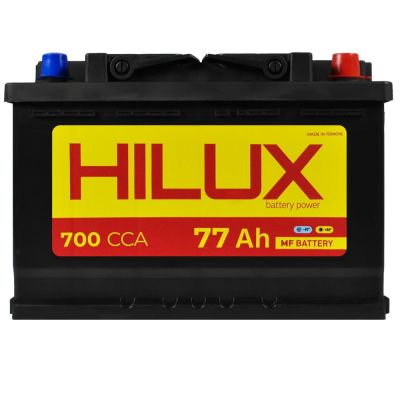 Автомобильный аккумулятор HILUX Black (L3) 77Ah 700A R+