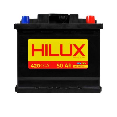 Автомобильный аккумулятор HILUX Black 6СТ-50Ah АзЕ 420A hlx001