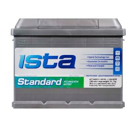 Автомобільний акумулятор ISTA Standard 6СТ-60Аh Аз 540А 5500304209 Автомобільний акумулятор ISTA Standard 6СТ-60Аh Аз 540А 5500304209