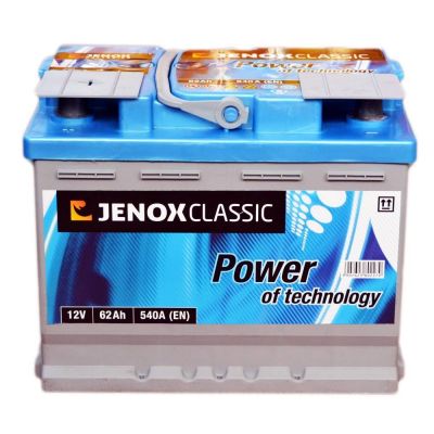 Автомобильный аккумулятор JENOX Classic 6СТ-62Ah Аз 540A (EN) R062615AC
