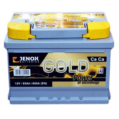 Автомобільний акумулятор JENOX Gold 6СТ-65Ah АзЕ 650A (EN) R063622ZN