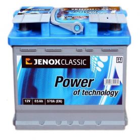 Автомобільний акумулятор JENOX Classic 6СТ-65Ah АзЕ 570A (EN) R062622AC1
